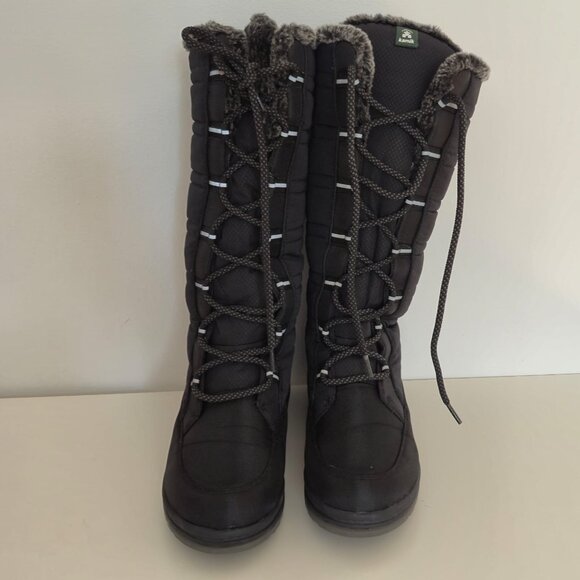 NWOT Women's Kamik Starling 22F/-30 Winter Tall  fur- lined boots, Sz US 8/ 39, - Picture 1 of 10